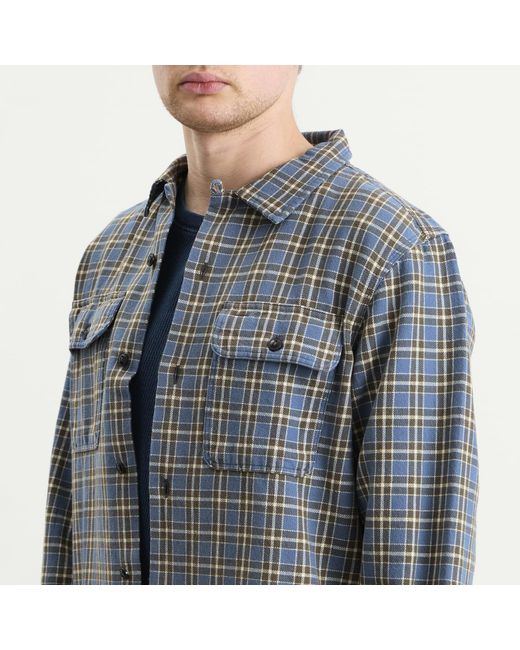 RRL Blue Matlock Check Shirt for men