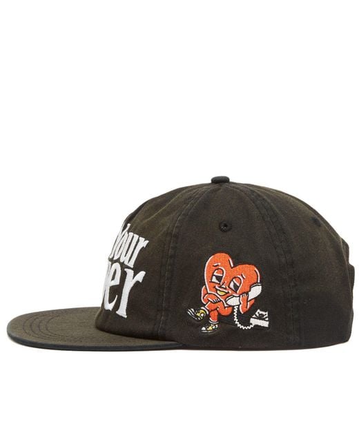 Market Black Call My Lover 5 Panel Cap for men