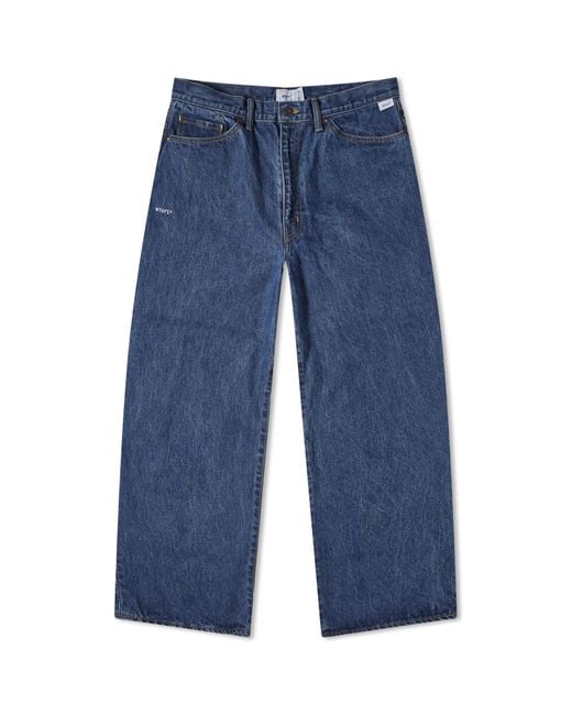 (w)taps Blue 18 Loose Jeans for men
