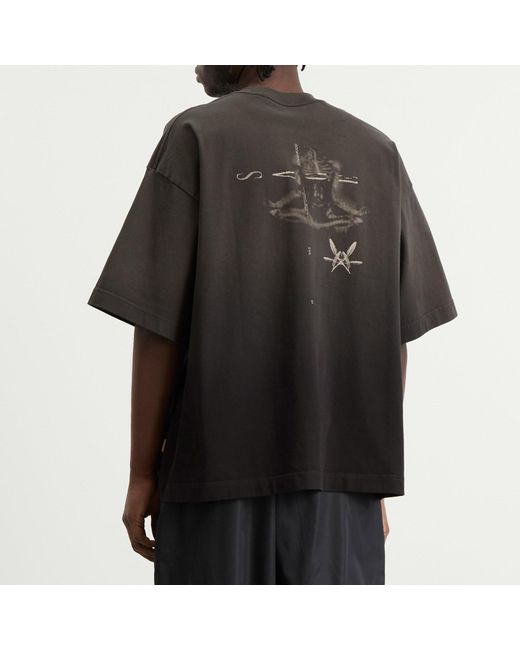 GOOPiMADE Black End. X Sage T-Shirt for men