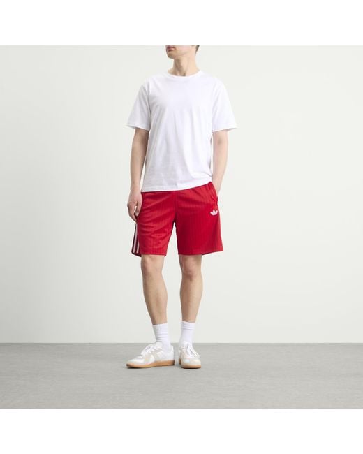 Adidas Red Firebird Shorts for men