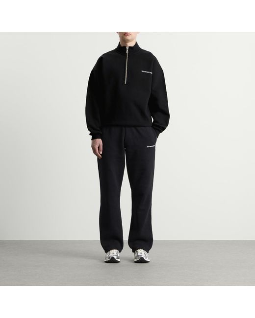 MKI Miyuki-Zoku Black Uniform Quarter Zip for men