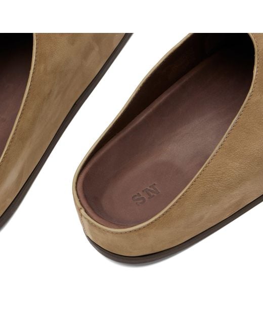 Studio Nicholson Brown Wearing Slip On Clog for men