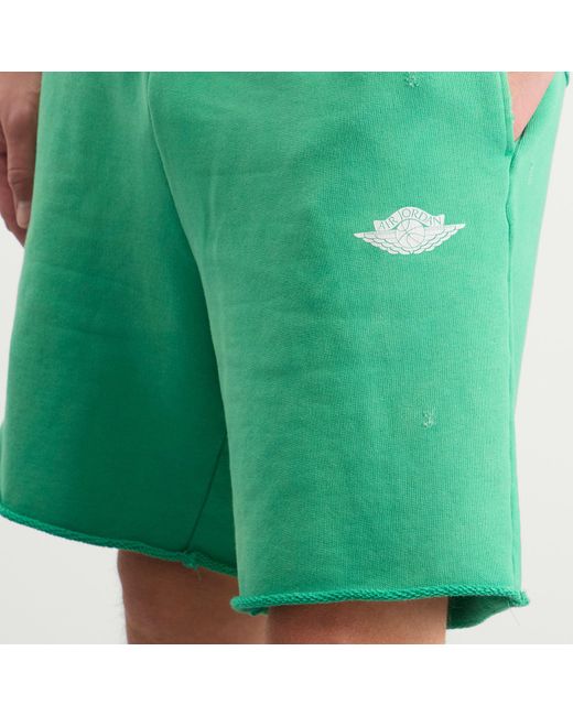 Nike Green Rare Air Pullover Fleece Short for men