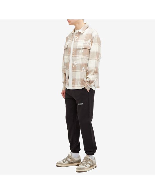Represent Natural All Over Initial Flannel Shirt for men