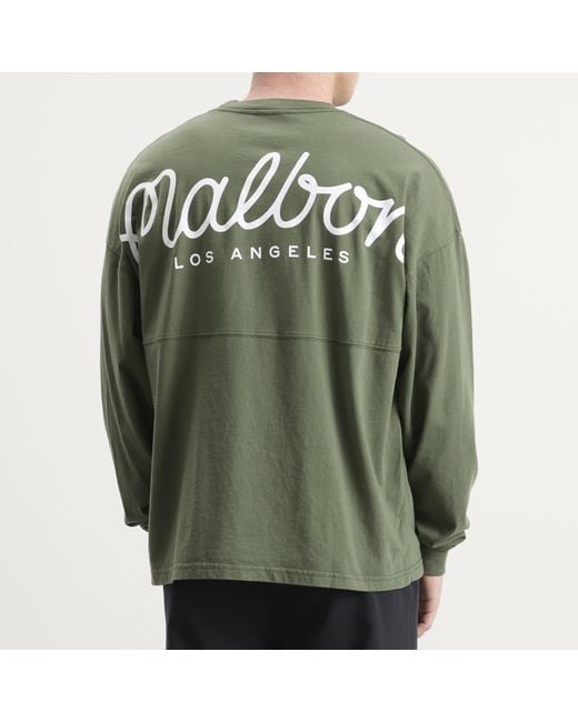 Malbon Green Horizon T-Shirt for men