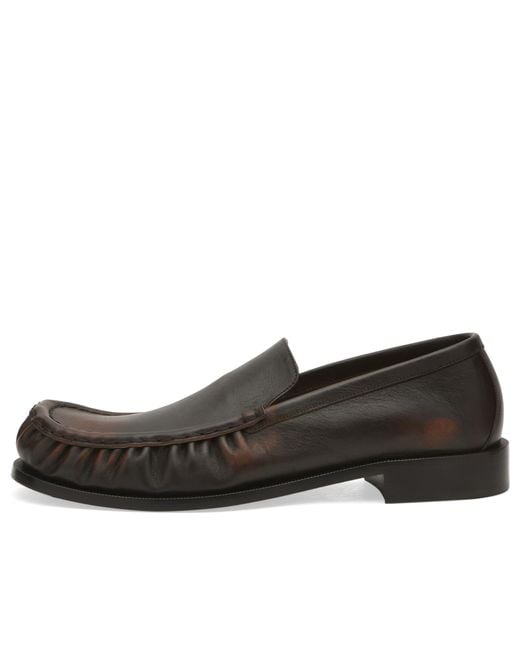 Dries Van Noten Black Leather Loafer for men