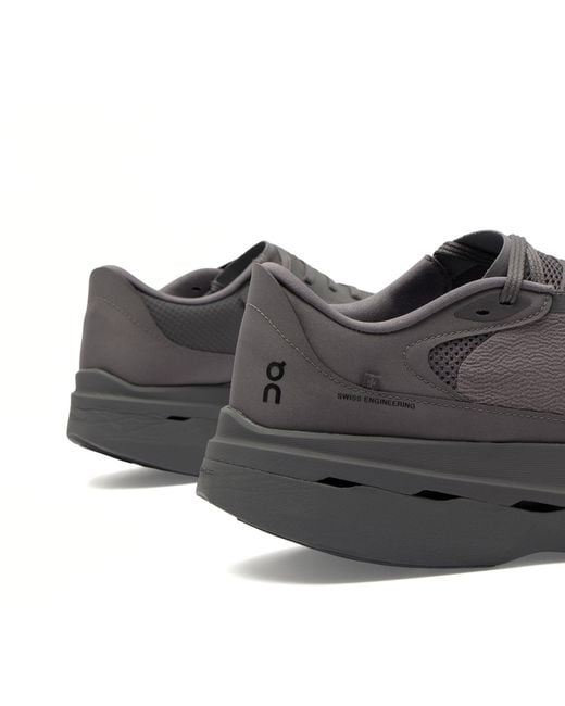 On Shoes Gray X Paf Cloudboom Volt Sneaker for men