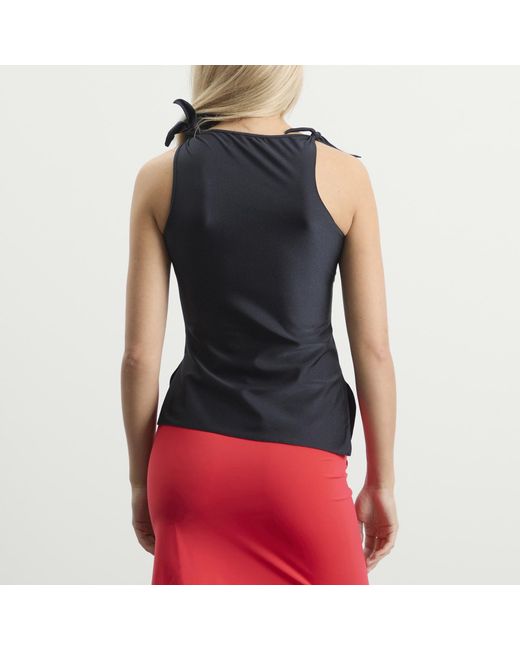 Coperni Black Flower Top