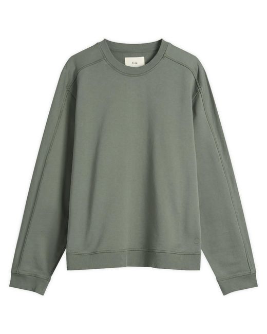 Folk Green Prism Sweat for men