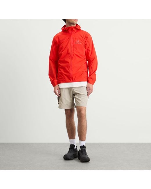 Arc'teryx Red Arcteryx Squamish Hooded Jacket for men