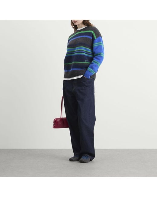 Damson Madder Blue Rene Crew Jumper
