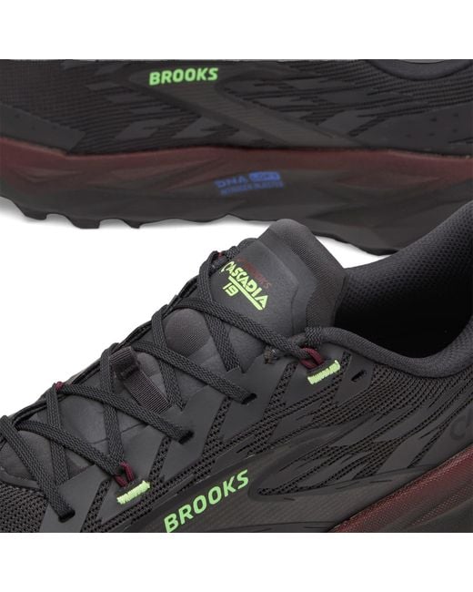 Brooks Black Cascadia 19 Sneaker for men