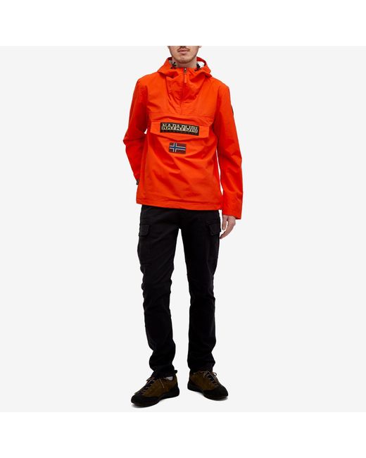Napapijri Orange Rainforest Jacket for men