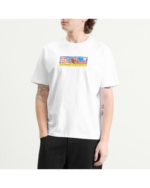 Dime White Internet Café T-Shirt for men