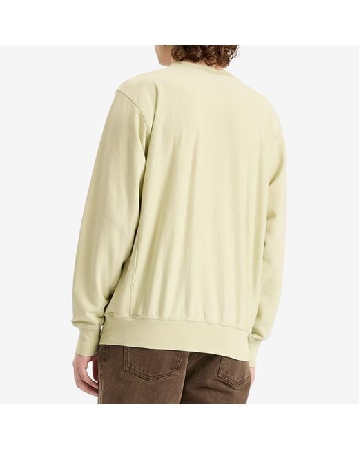 Auralee Natural Elastic High Gauge Sweatshirt for men