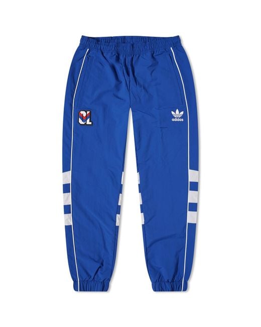 Adidas Blue Olympique Lyonnais Og 95-96 Track Pants for men
