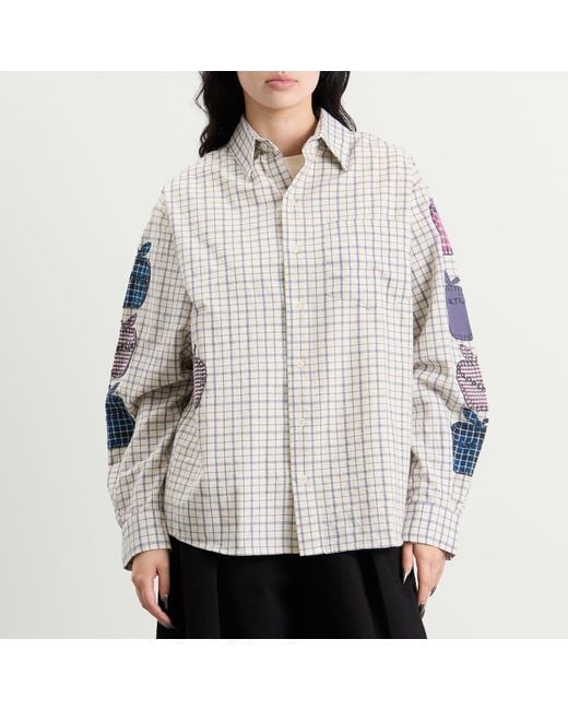 STORY mfg. White Plane Shirt