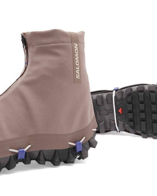 Salomon Brown Modular Waterproof Snowclog Sneakers