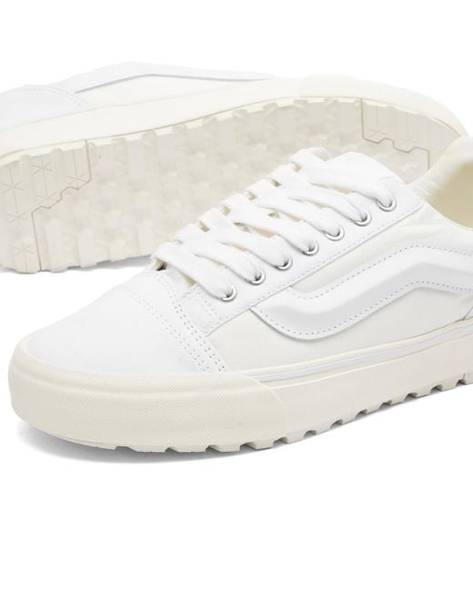 ★Vans★ ホワイト Knu Skool Mte-1 スニーカー Men's shoes Vans Knu Skool MTE-1 LX Mercer White | Footshop