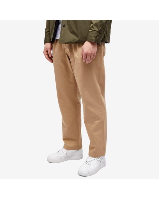 A Bathing Ape Brown Ape Head One Point 2Tuck Chino Pants for men