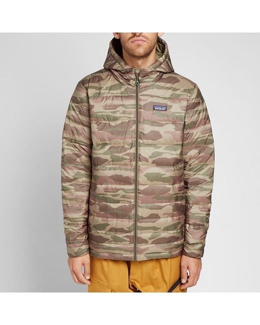 patagonia hi loft down hoody camo