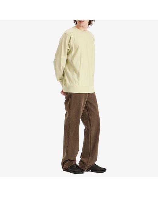 Auralee Natural Elastic High Gauge Sweatshirt for men