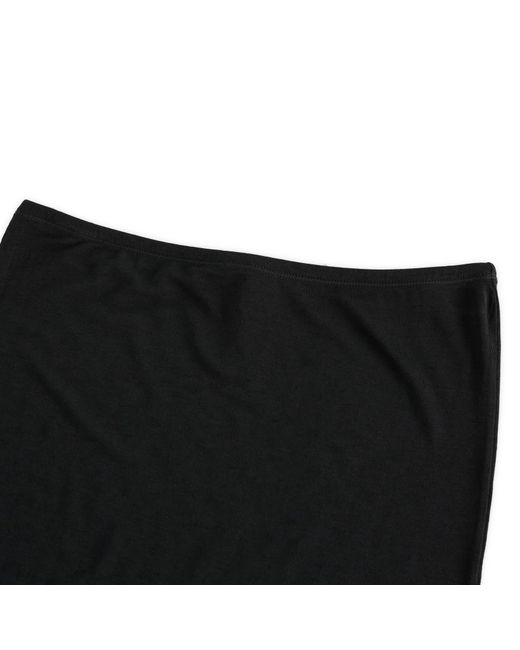 Skims Black Sheer Modal Long Skirt