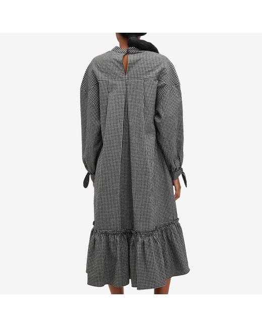 YMC Gray Rushmore Midi Dress