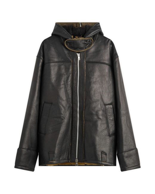 Our Legacy Black Blizzard Shearling Jacket for men