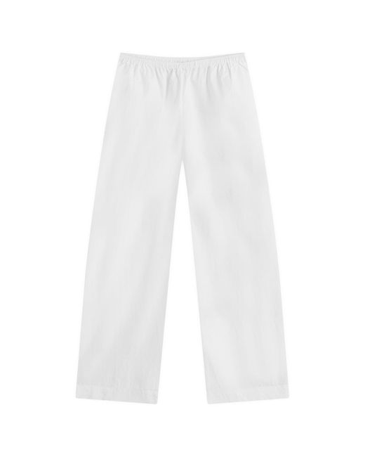 Deiji Studios White Ease Trouser