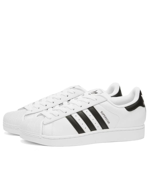 Adidas White Superstar Ii Sneaker