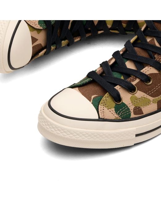 Converse Brown Chuck Taylor 1970S Hodgman Camo Hi Sneaker for men