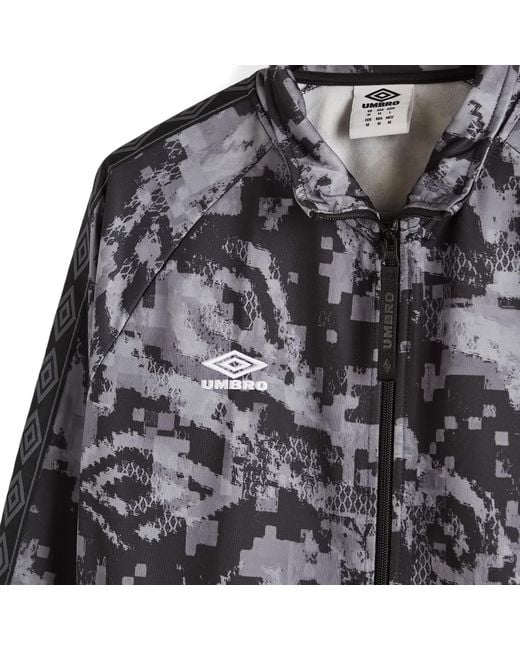 Umbro Black Taped Digi Track Top