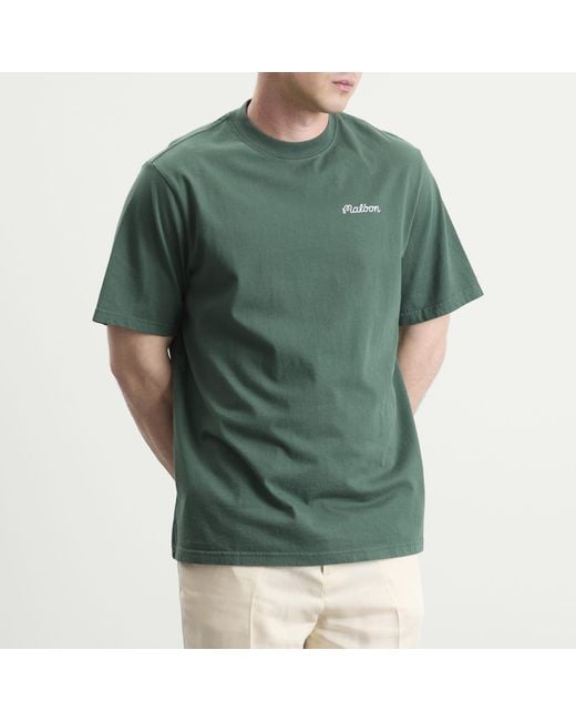 Malbon Green Bermuda Baldwin T-Shirt for men