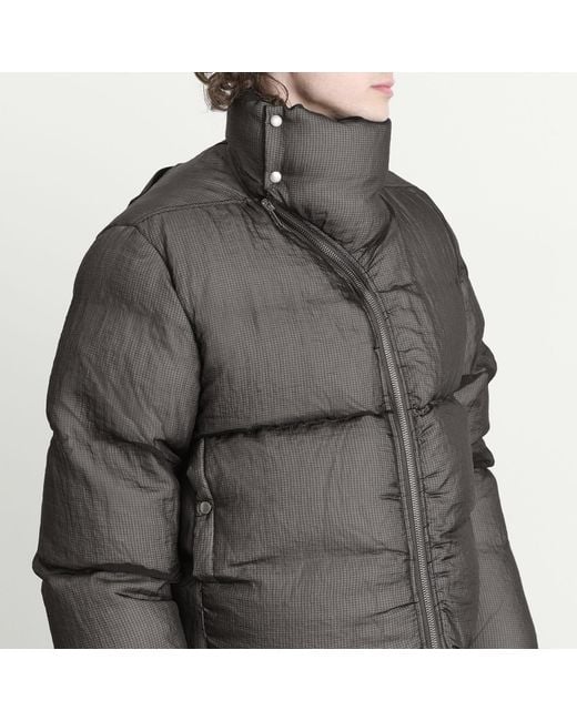Rick Owens Black Ripstop Turtle Jacket for men