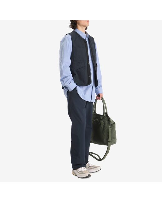 Nanamica Blue Alphadry Utility Trousers for men