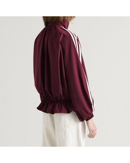 Adidas Red Blousy Oversized Track Top