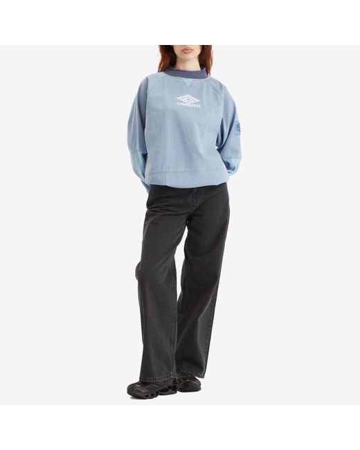Umbro Iconic Drill Top in Blue | Lyst Canada