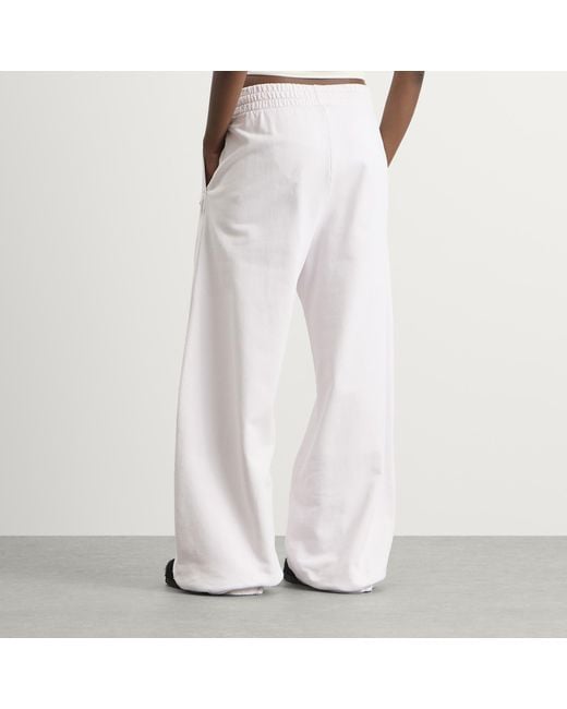 DIESEL White P-Zenia-Crystals Tracksuit Bottoms