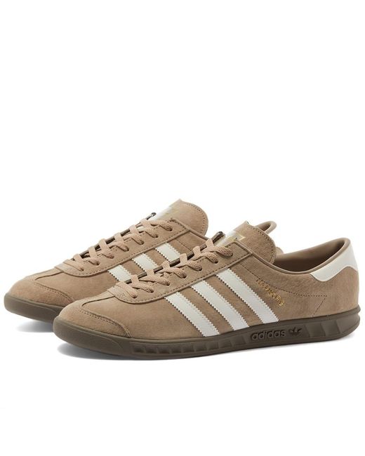 adidas Hamburg Sneakers in Brown for Men | Lyst