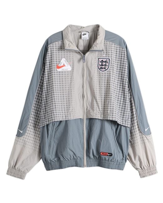 Nike Gray X Palace England Track Jacket for men