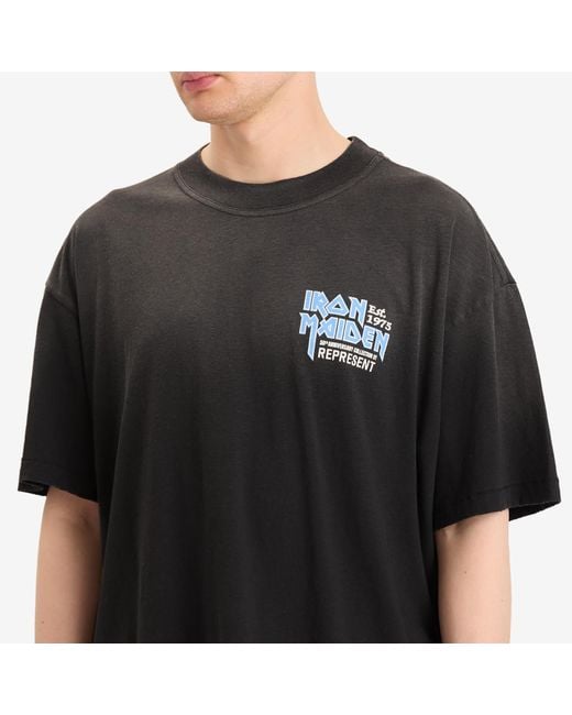 Represent Black Iron Maiden Anniversary T-Shirt for men