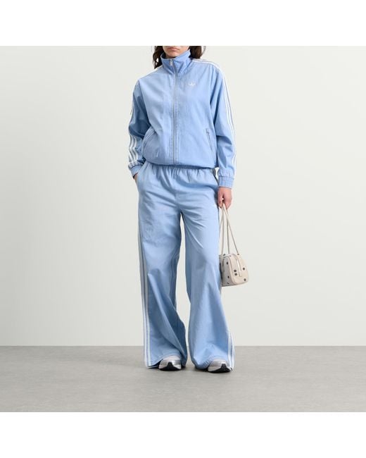 Adidas Blue Denim Firebird Tracktop