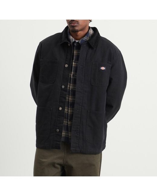 Dickies Blue Lined Canvas Chore Jacket for men