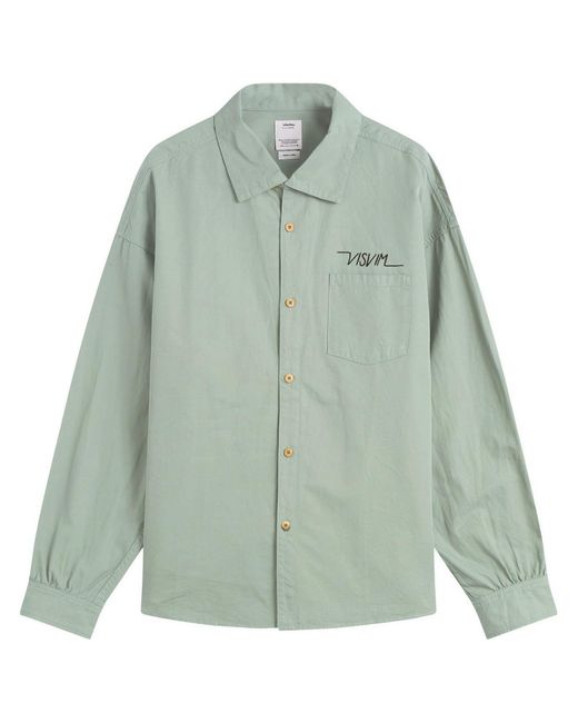 Visvim Palmer Shirt in Green for Men | Lyst
