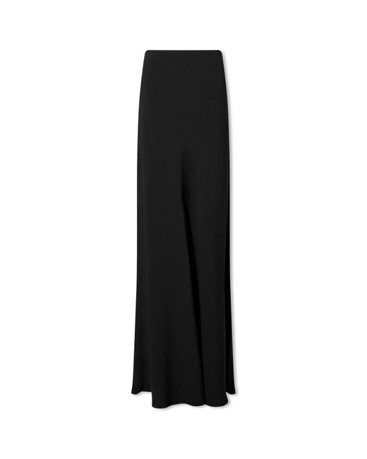 AMI Black Biais Long Maxi Skirt