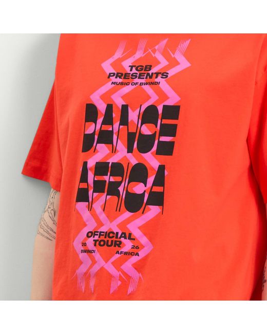 TGB Orange Dance Africa T-Shirt for men