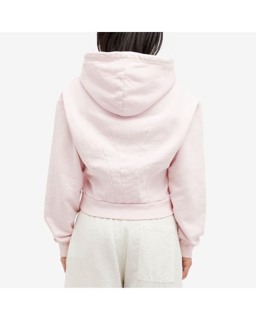 GIMAGUAS Pink Corset Sweater