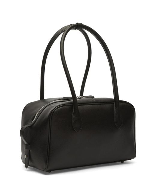 DUNST Black Leather Shoulder Bag